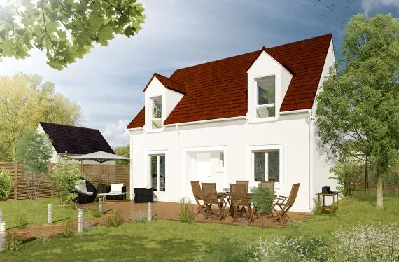 Projet de construction d'une maison 98.33 m² avec terrain à BRUYERES-LE-CHATEL (91)