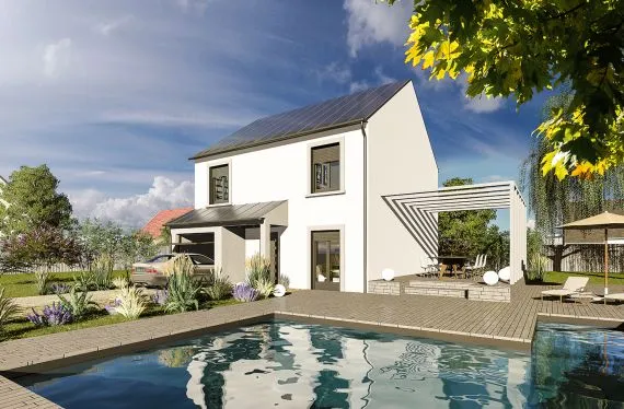 Projet de construction d'une maison 110.76 m² avec terrain à LONGPONT-SUR-ORGE (91)